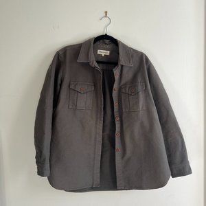 Madewell Canvas Chore Jacket - Olive Green